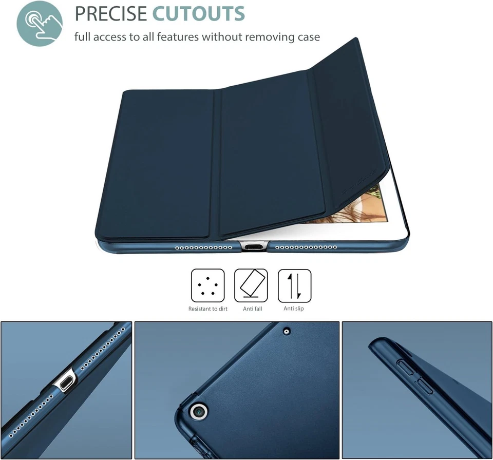 ProCase Smart Case for iPad 6th/iPad 5th Generation/iPad 9.7 Inch Navy  - Image 3 of 4