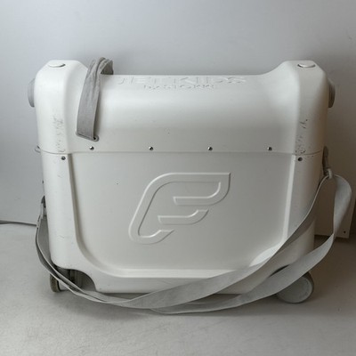 JetKids by Stokke Suitcase Rolling & In-flight Bed White NO PADDING AS IS READ