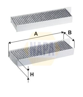 Pollen / Cabin Filter fits OPEL CORSA F 1.2 1.5D 2019 on NAPA Quality Guaranteed