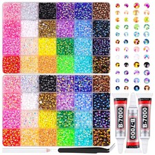 Jelly Rhinestones Kit with 24500pcs Gems & B7000 Glue