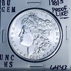 1881 S BU GEM MORGAN SILVER DOLLAR UNC MS+++ U.S. MINT RARE COIN 6443