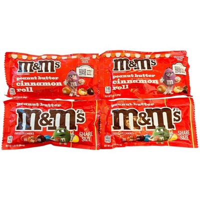 M&M's Peanut Butter Cinnamon Roll X2 & Peanut Butter X2  BB 11/2026 Bakery
