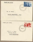 Australia 1963 FDC Cover x2 WA Postmark HOLLYWOOD REP HOSP