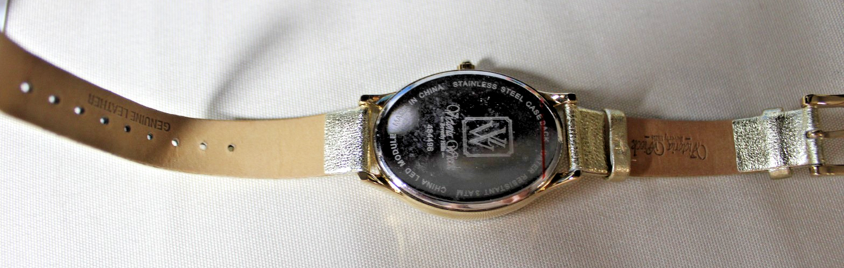 Victoria Wieck Beverly Hills Vintage Crystal Watch Gold  display picture 1