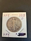1938-D Walking Liberty Half Dollar