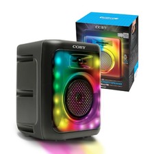 True Wireless Speaker, Portable Bluetooth Speaker with 11 LED Light Modes, FM...