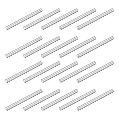 20Pcs M5x60mm 304 Stainless Steel Dowel Pin Cylindrical Shelf Support Peg Pin