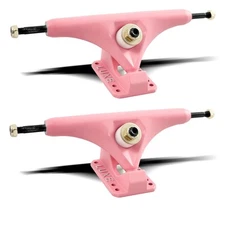 LUXE Lite 180mm PINK Longboard Trucks (Set of 2)