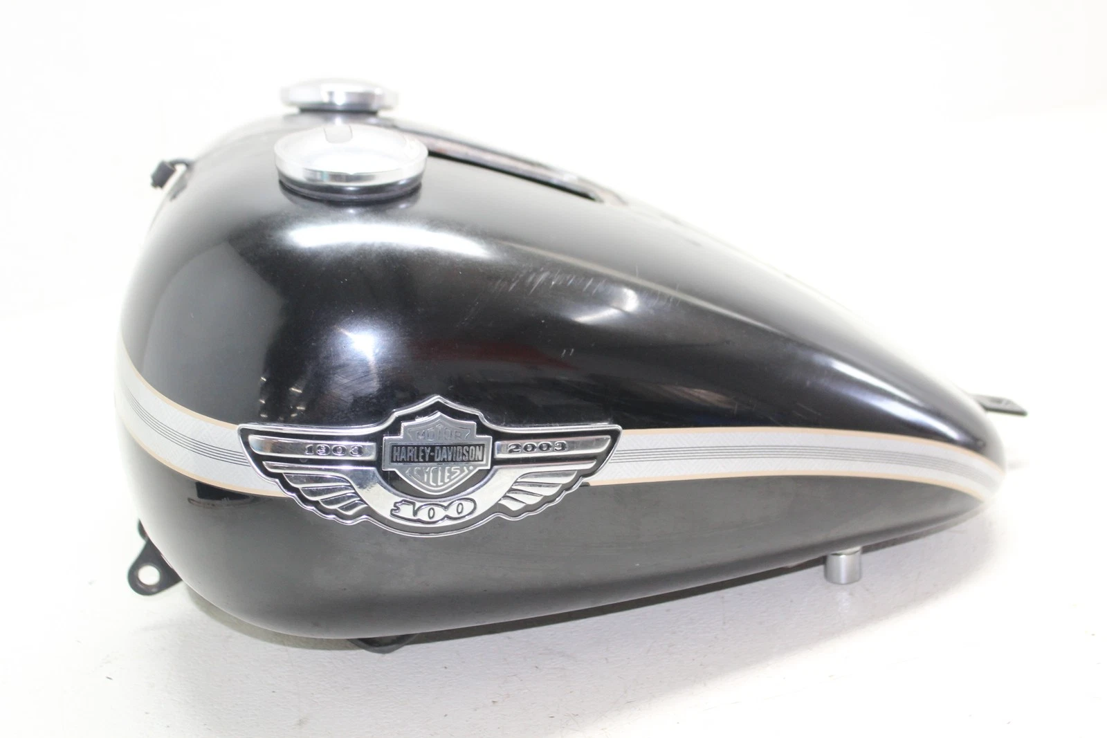2003 Harley Fat Boy Anniversary Efi Flstfi Gas Tank Fuel Petrol Reservoir