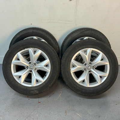 2018-2025 GENUINE VW ATLAS / CROSS SPORT 18'' 8X18 WHEEL TIRE SET 245/60 R18 OEM