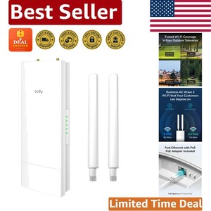 Double bande extérieure AC1200 WiFi Extendeur avec facile PoE Installation - Imperméable aux intempéries
