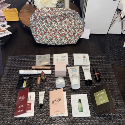 Dior beauty large lot travel bag holiday Cream gift Set wedding Girl   $299