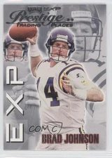 1999 Playoff Prestige EXP Trading Places Brad Johnson #EX57