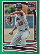 2024 Panini Stars & Stripes USA Baseball #59 Alex Haro Green