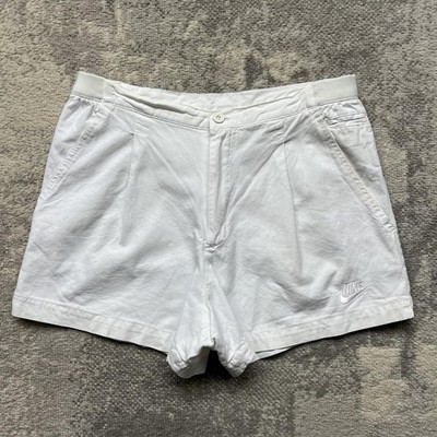 Vintage 90s Nike Challenge Court Tennisshorts Small Herren Tennis Weiß Sport