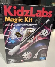 KidzLabs Magic Kit, includes 12 tricks and wand. NEW  SEALED Fun Gift kids