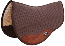 Equine Western Horse SADDLE PAD 28"X38" DOUBLE BACK  BARREL FLEECE LINED 39109