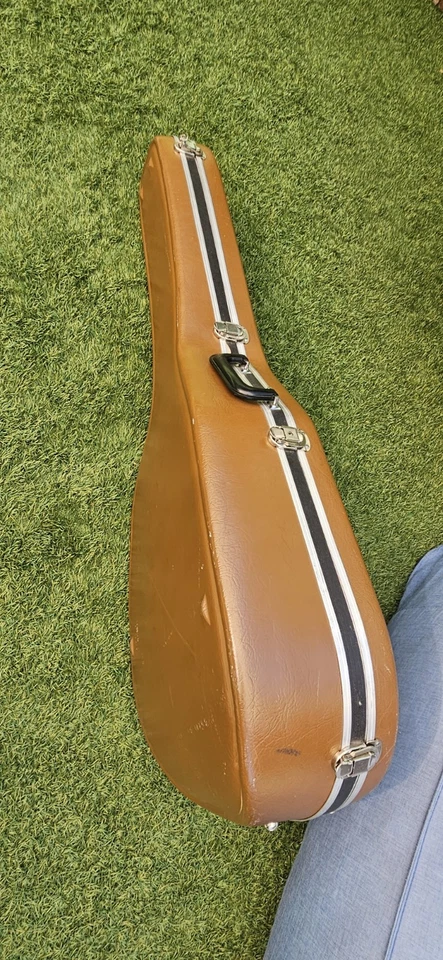 Bonito estuche de guitarra Ovation años 70 Brown Glen Campbell, celebridad, ¡leyenda del Deep Bowl! Foto 4 de 4