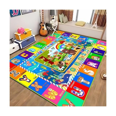 Baby Play Mat for Floor, ABC Kids Play Mat, Forest Animals Kids Rug... Fast Ship