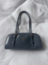 Blue vintage Guess bag with gold hardware and triangle logo guess vintage