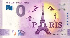 Billet Souvenir France 2024 Année des Jeux - J'y étais / I was There