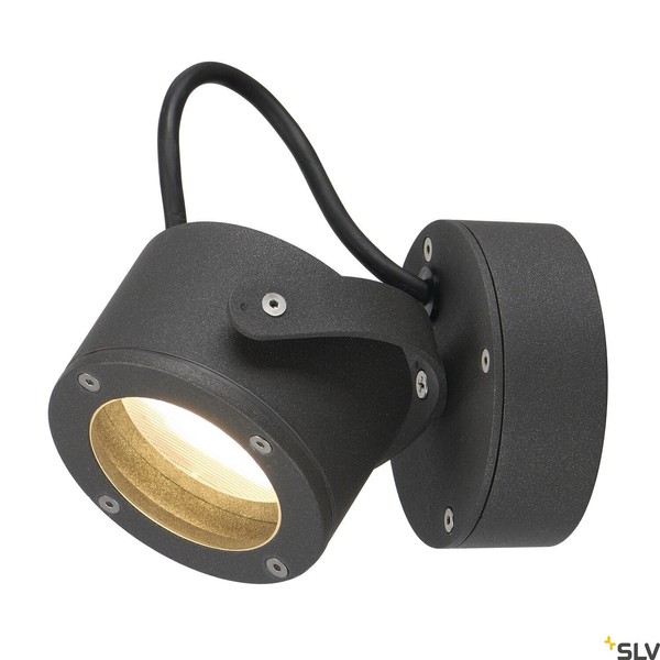 Anthrazit Moderne Wandleuchte Leuchter AußEnlampe Garten 1X9W/Gx53 IP44-image