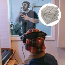  4 Pcs Quadro Fonoassorbente Acustico Pannelli Fonoisolanti Materiale