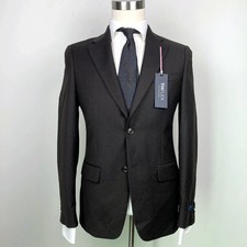 Tommy Hilfiger Mens Modern fit Suit Jacket Blazer 100 Wool 36R Brown E091408