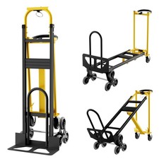 3-in-1 Heavy Duty Stair Climbing Convertible Hand Truck Dolly Cart 800 lbs