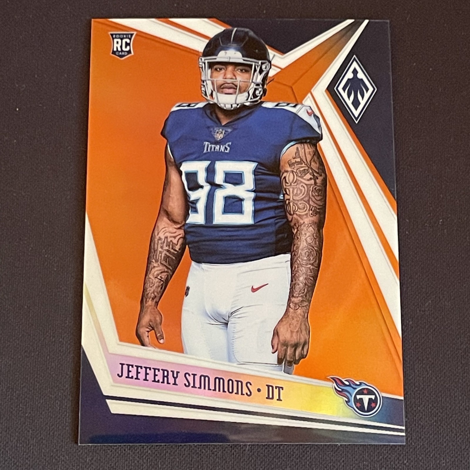 Jeffery Simmons Panini Phoenix #162 Orange