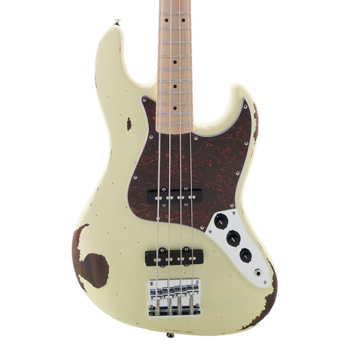 Tagima TBA-73 TJB 4 Design Electric Bass Guitar - Vintage White - Open Box