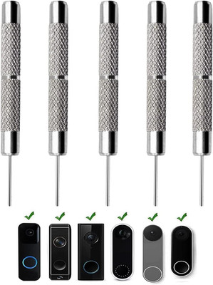 5 Pack Doorbell Removal Pin, Release Key Security Removal Tool Replacement, Remo