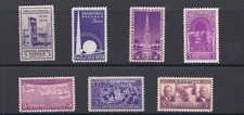 US 1939 Complete Commemorative Year Set of 7, MNH - w/ 885 Baseball*