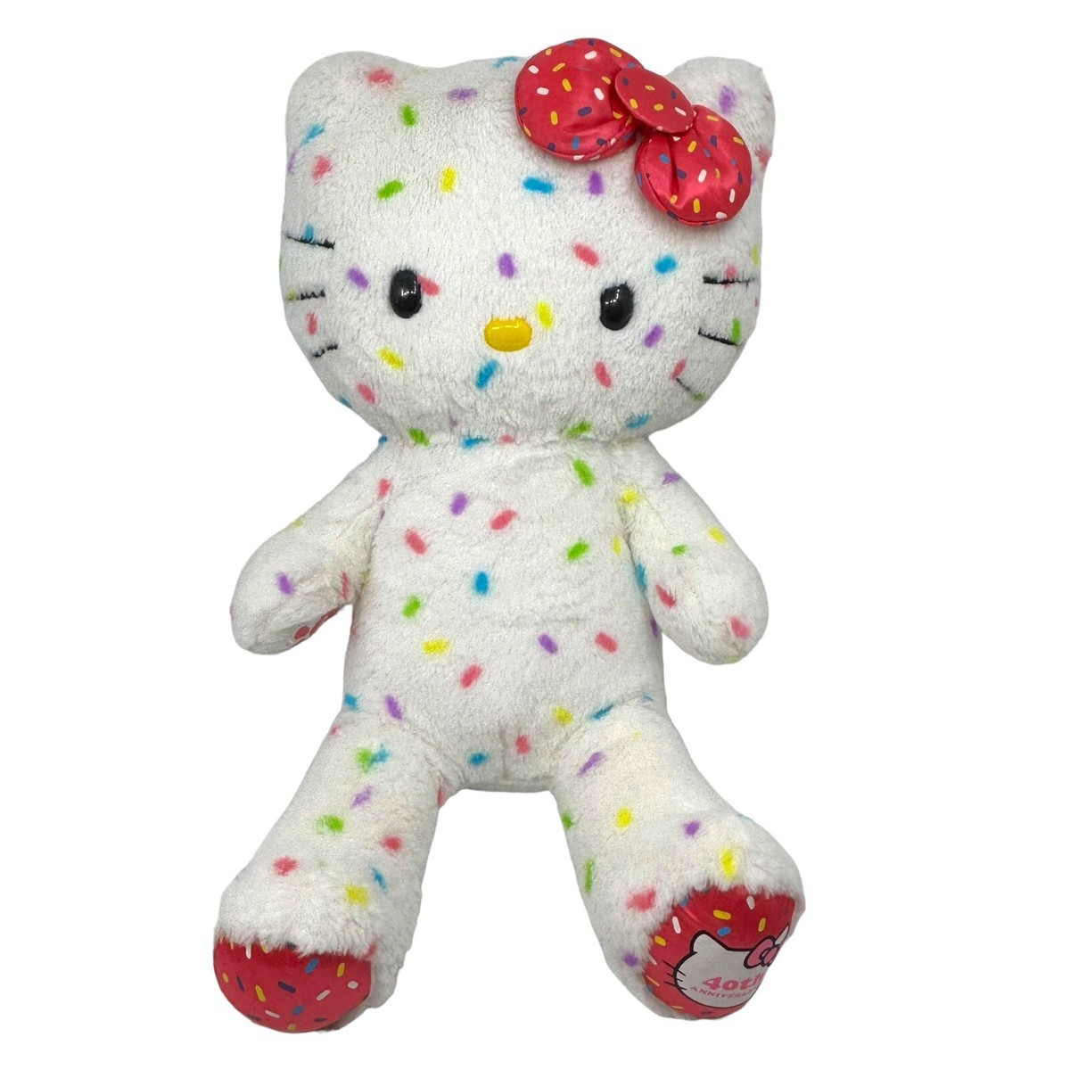 Sanrio Build A Bear Hello Kitty 40th Anniversary Plush Confetti