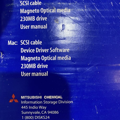 3.5 “ Magneto Optical Drive / MCA 230 LC+2 Disk - Afbeelding 12 van 23