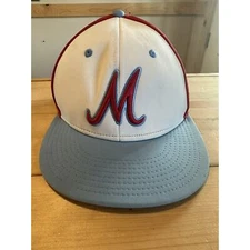 Under Armor UA Hockey Hat Unknown Team Style# UA604 size 7 1/4 red blue white