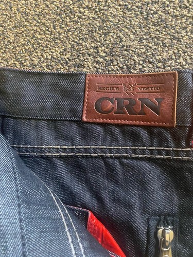 Crown Holder Jeans 44 x 35 Raw Black New With Tags - Picture 7 of 7