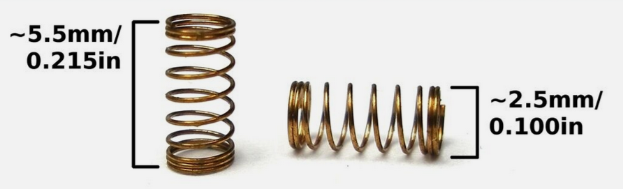 Shoe Spring Cap AURORA AFX G-PLUS G+ PICK UP SHOE SPRINGS ~ 10 PC NOS FITS TOMY ...
