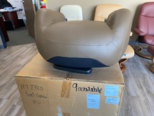 iJoy HT 2720 Coussin de siège inclinable fauteuil de massage robotique toucher humain marron vinyle