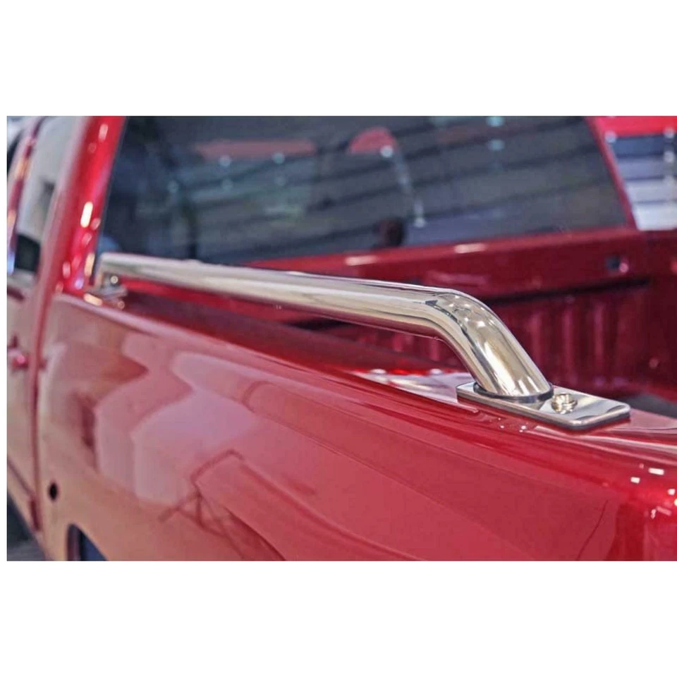 Trilhos laterais de caçamba de caminhão Dee Zee DZ99601 aço inoxidável para Chevy GMC Ram 1500 2500 - Imagem 3 de 4