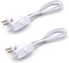 10Ft T5 T8 LED Tube Power Extension Cord with On/Off Switch US Plug for Integrat