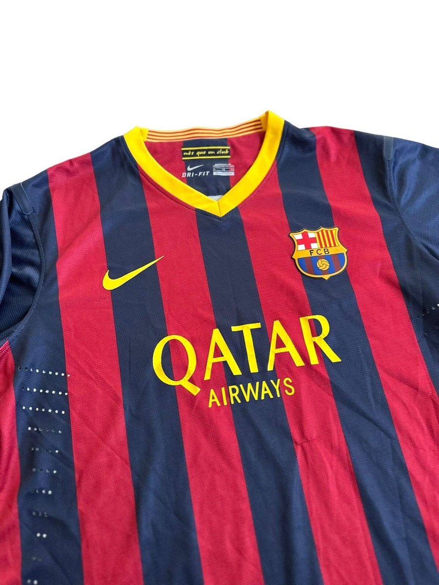 Nike FCB Barcelona Qatar Airways Authentic Unicef V Neck