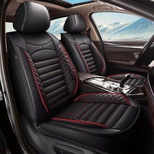 Car Seat Covers For Nissan Rogue 2010-2025 First Row 2pcs Pu Leather Waterproof