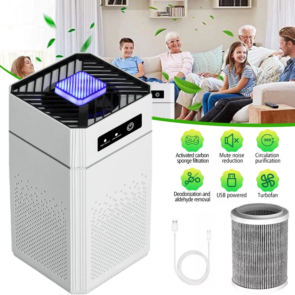 Home HEPA Air Purifier Large Room Air Cleaner for Allergies Smoke Mold Odor Dust - Image 2 of 4