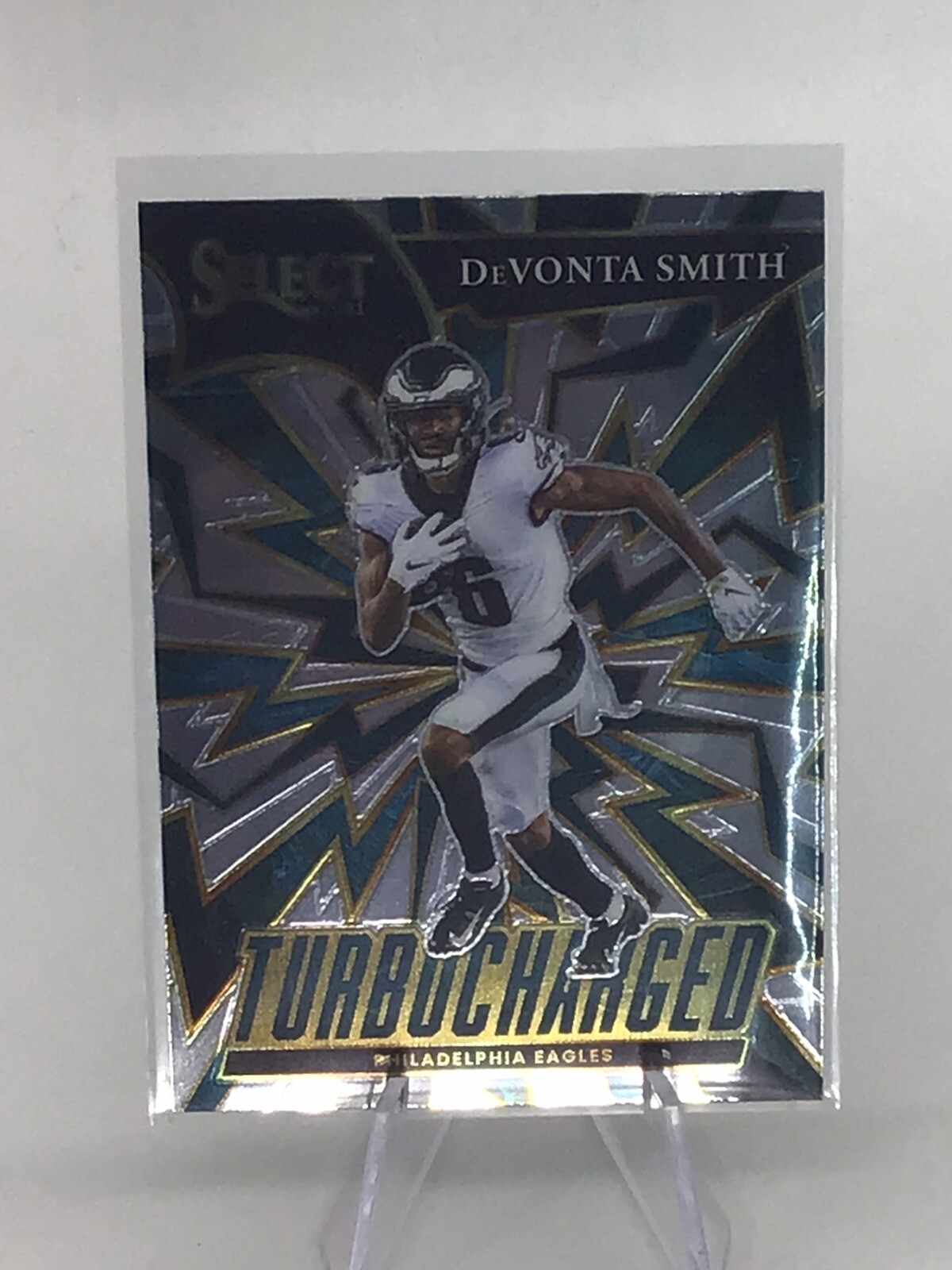 2021 Panini Select DeVonta Smith Turbocharged Rookie Philadelphia Eagles #TUR-11