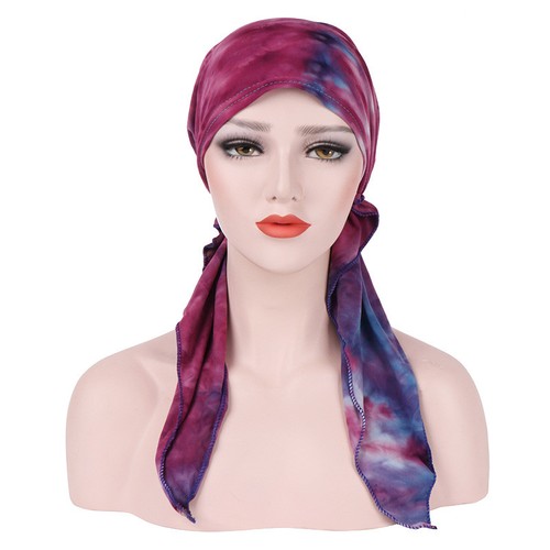 Damen Muslim Hijab Krebs Chemo Mütze Turban Kappe Abdeckung Haarausfall Kopftuch Halstuch - Bild 10 von 36