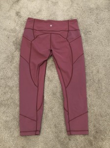 Lululemon All The Right Places Crops 12 X 23" Pink Moss ...