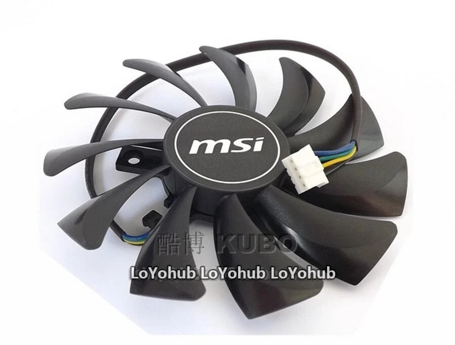 New For MSI AERO ITX RX560 GTX 1650 9CM graphics card fan 9010 PWM HA9010H12SF-Z - Image 2 of 3