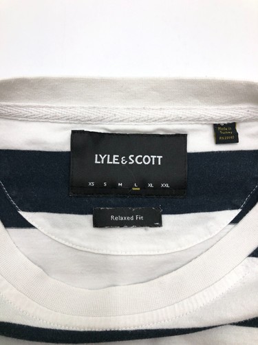 LYLE & SCOTT Men Round Neck Relaxed Fit Jumper Pullover Sweater Size L - Picture 4 of 8