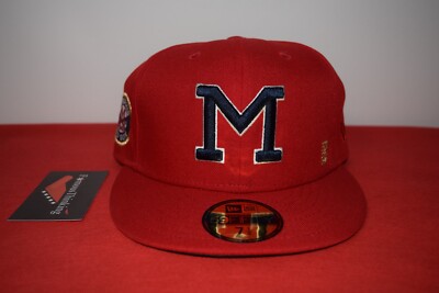 New Era Memphis Red Sox Negro League Hat GOLD Foil SAMPLE RARE not redbirds mlb